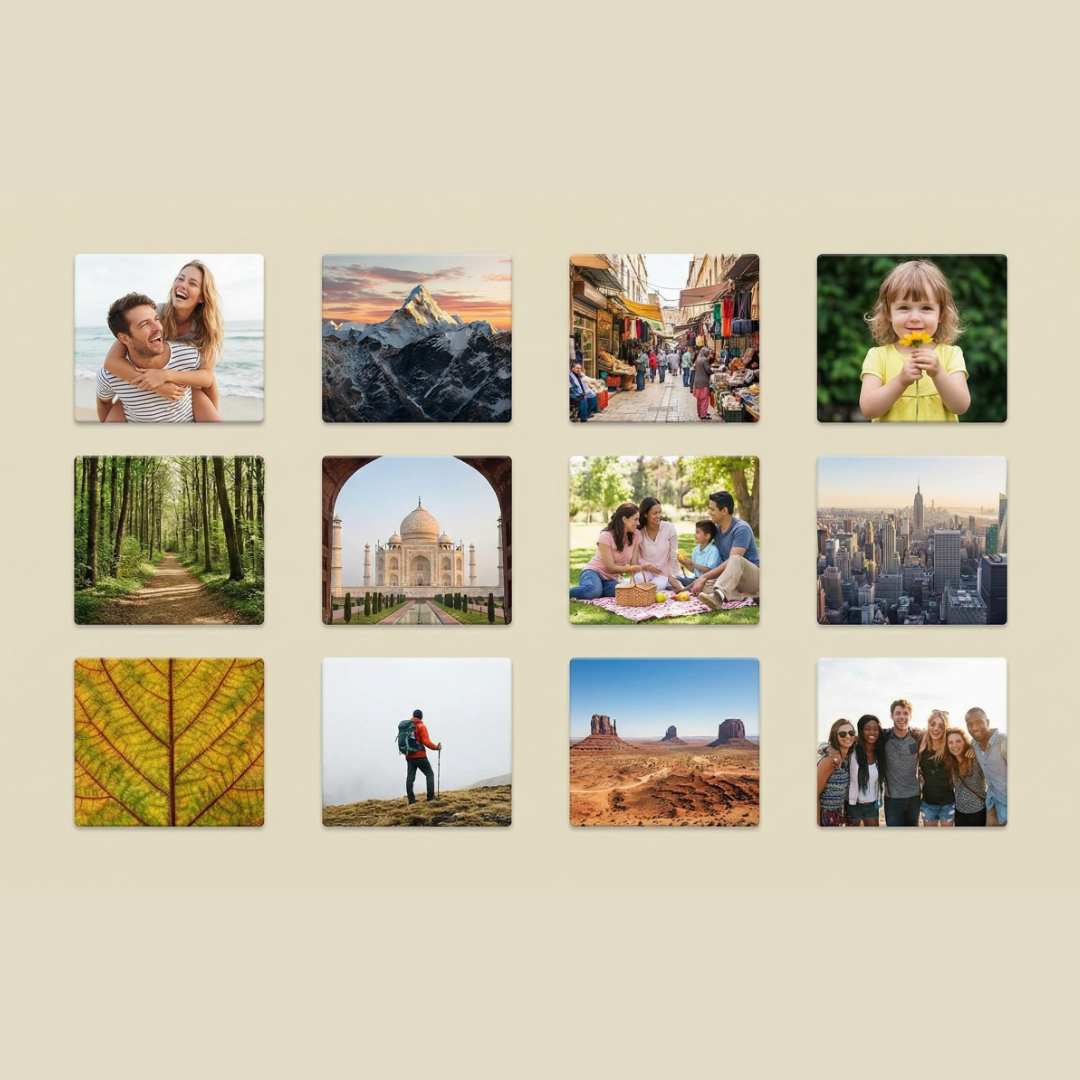 Custom Photo Magnets - Set of 12