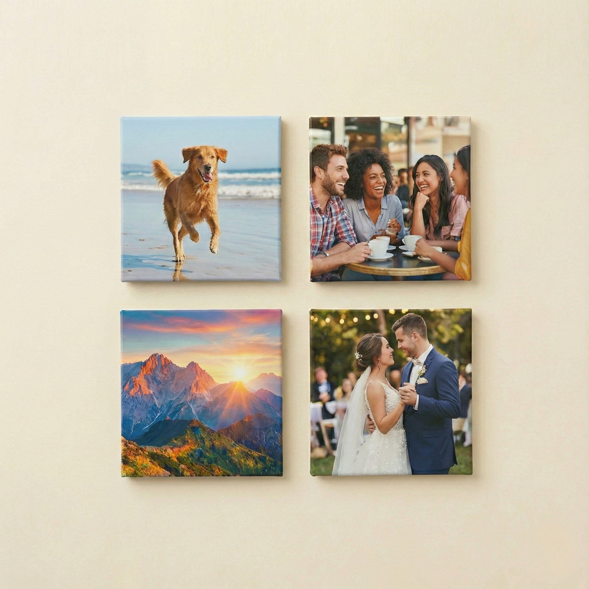 Custom Photo Magnets - Set of 4